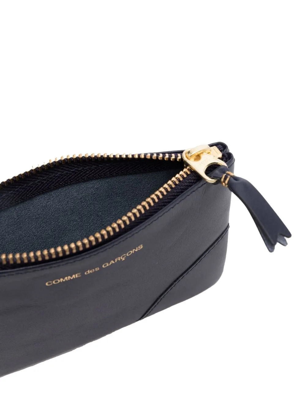  Comme Des Garçons Wallet Portemonnaie Mit Reißverschluss   Blau 