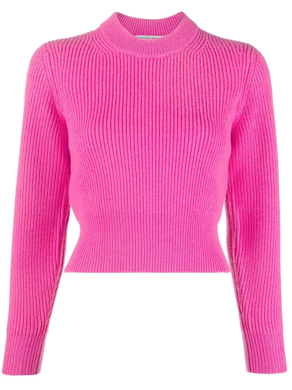 

Alexander Wang top tejido manga larga - Rosado