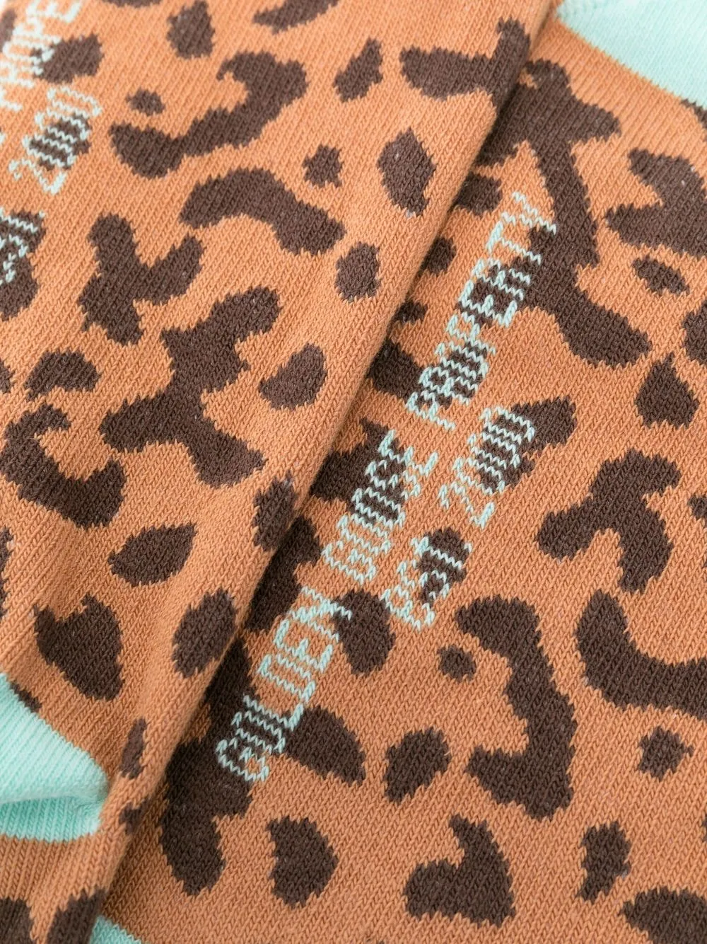 Golden Goose Sokken met dierenprint - Oranje
