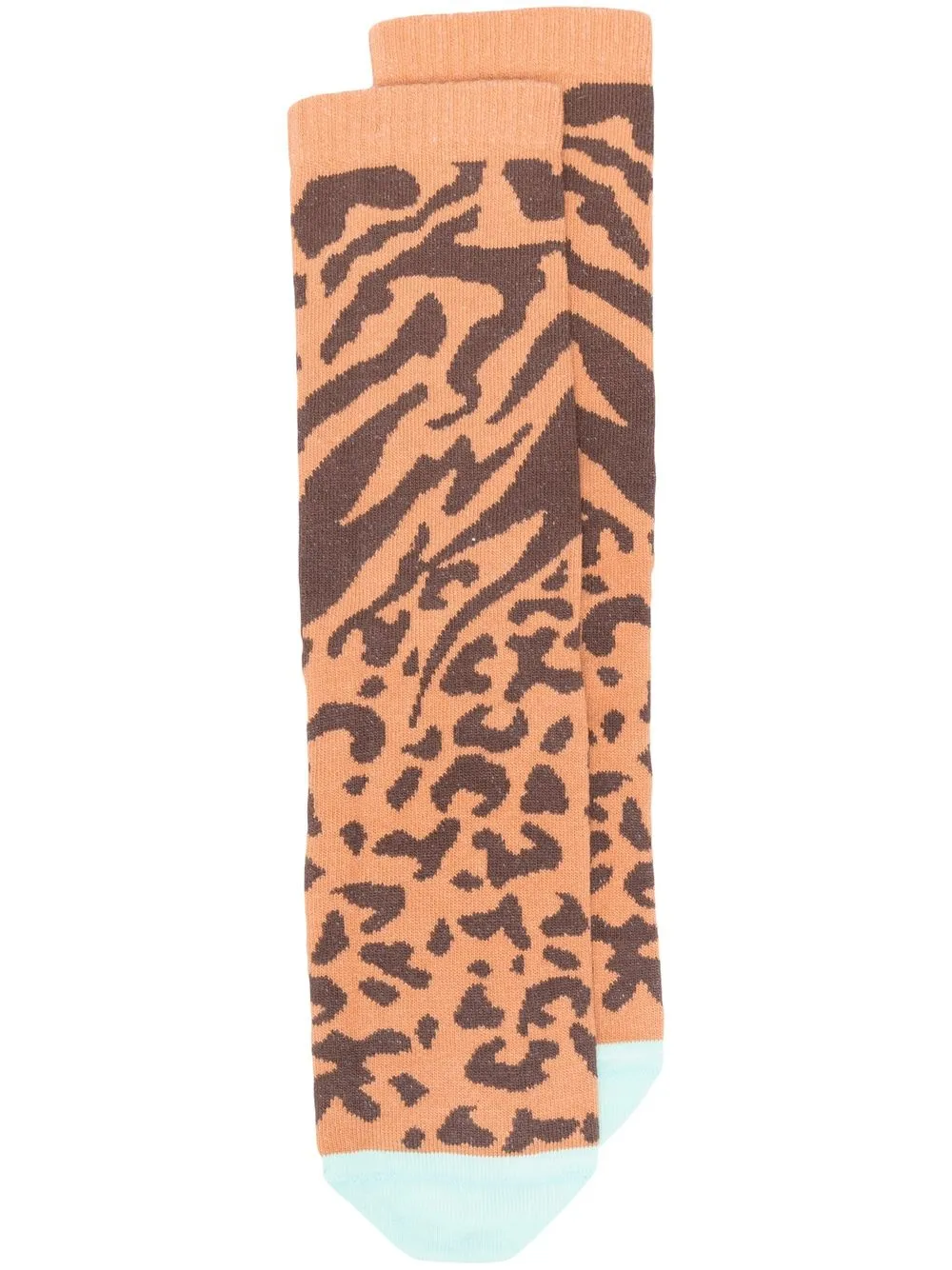

Golden Goose calcetines con animal print - Naranja