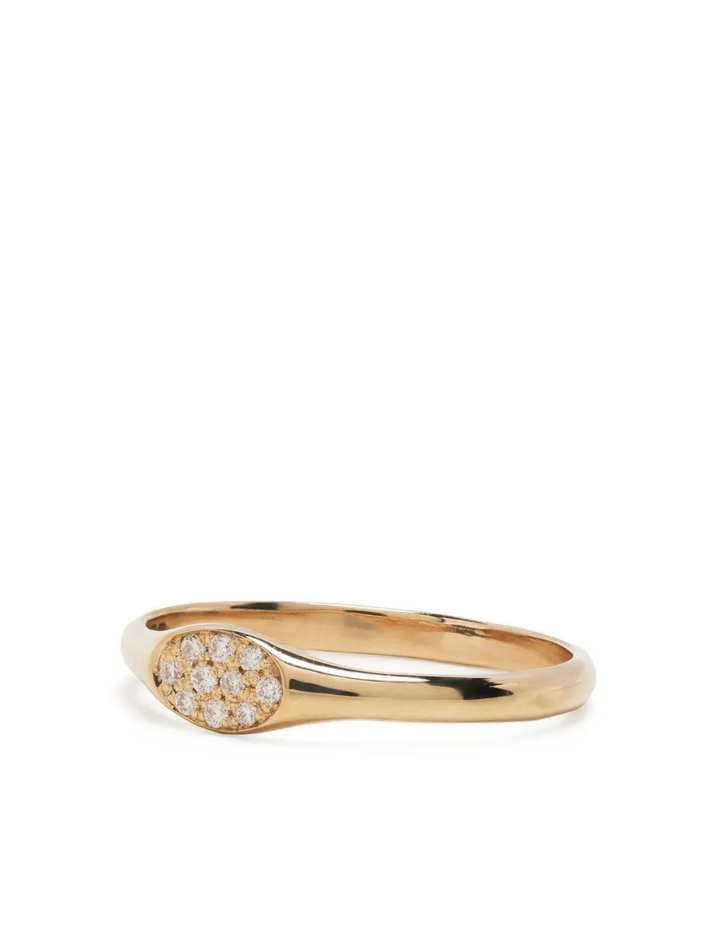  Zoë Chicco 14kt Gelbgoldring Mit Diamanten 