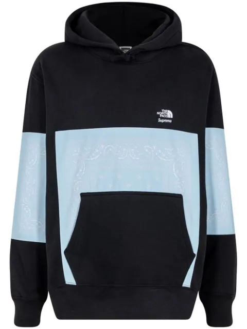 Supreme x The North Face bandana-print hoodie