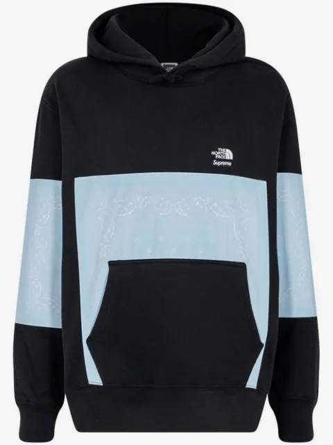 Supreme x The North Face bandana-print hoodie