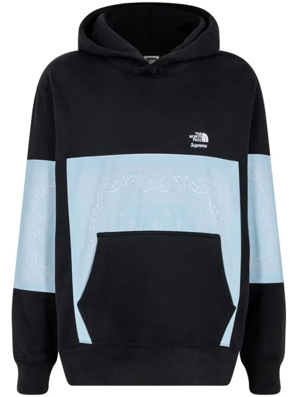 x The North Face bandana-print hoodie