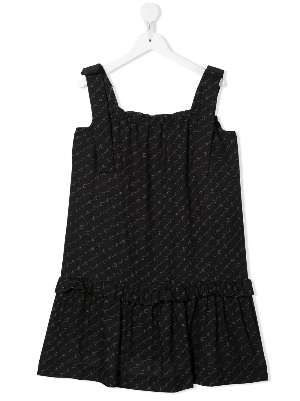 

Stella McCartney Kids logo-print sleeveless dress - Black