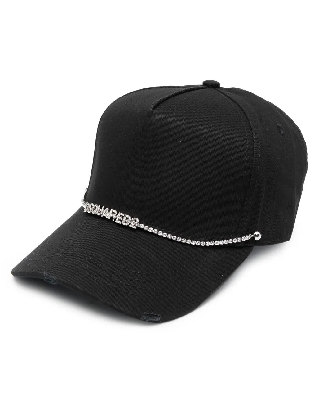 

Dsquared2 gorra con placa del logo - Negro