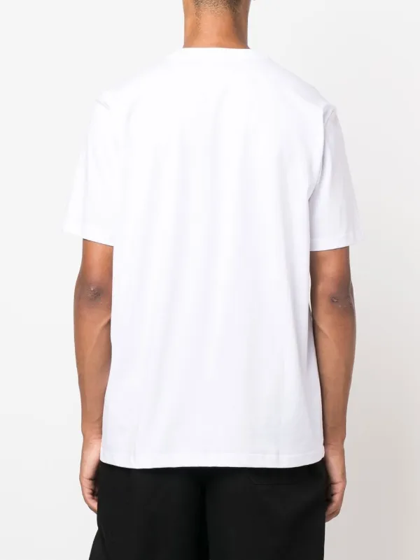 【DIESEL】 T-Just-Microdiv T-Shirt White T-DIEGOR-D Man: T-shirt with D patch | Diesel
