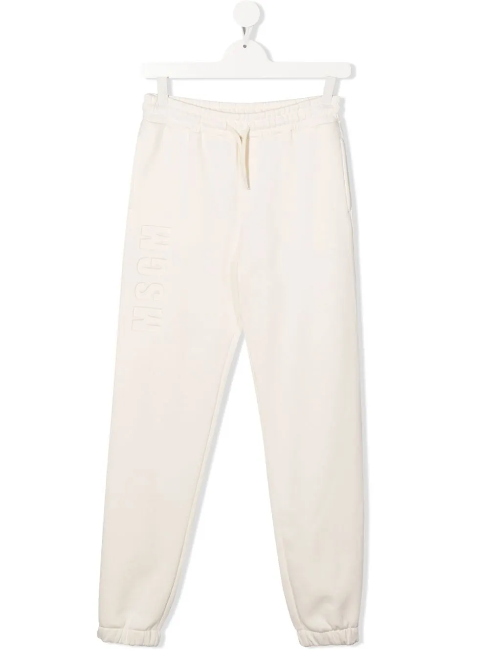 

MSGM Kids pants con logo estampado - Neutro