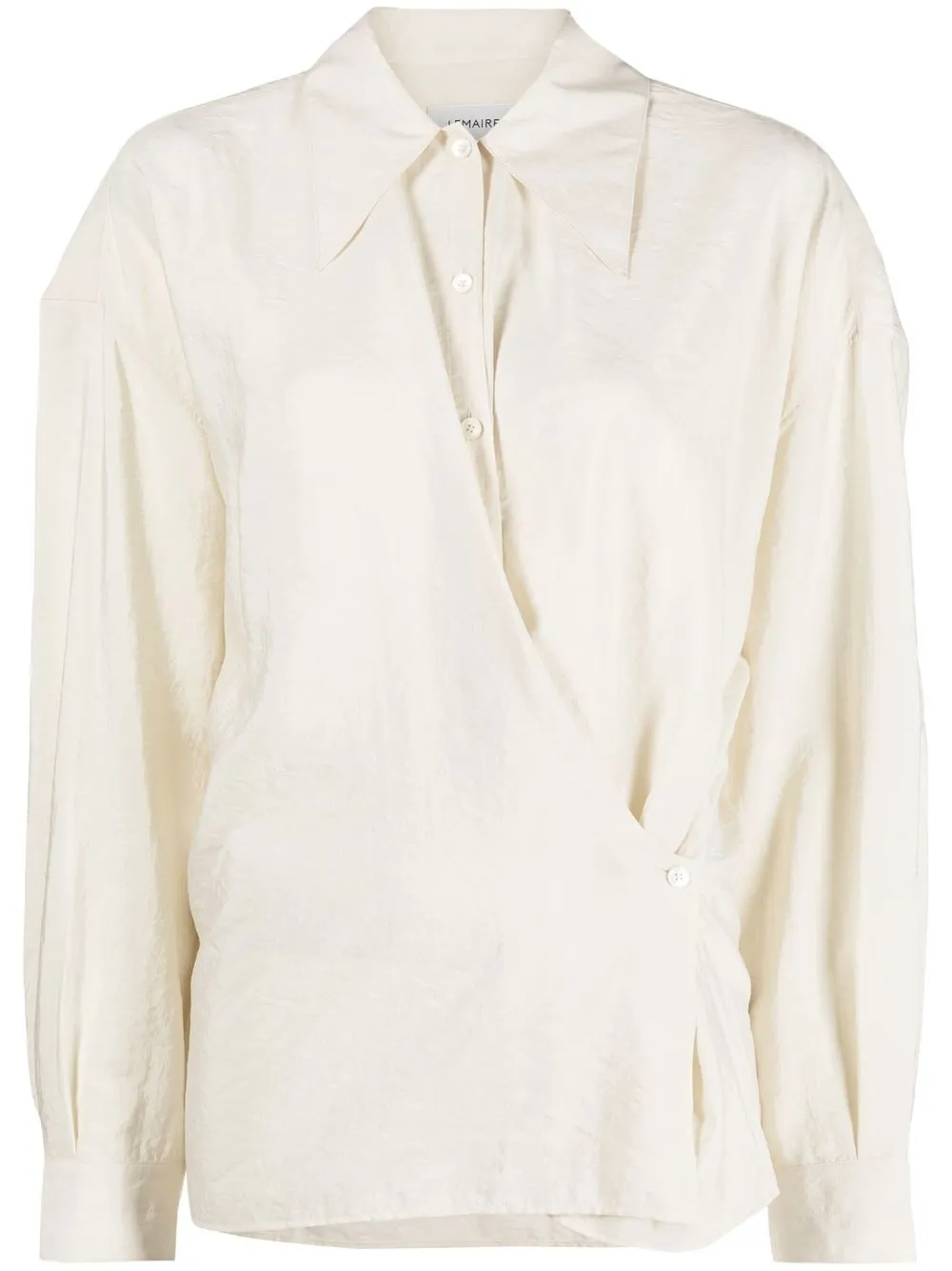 

Lemaire wrap button shirt - Neutrals