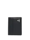 Vivienne Westwood Orb plaque grained cardholder - Black