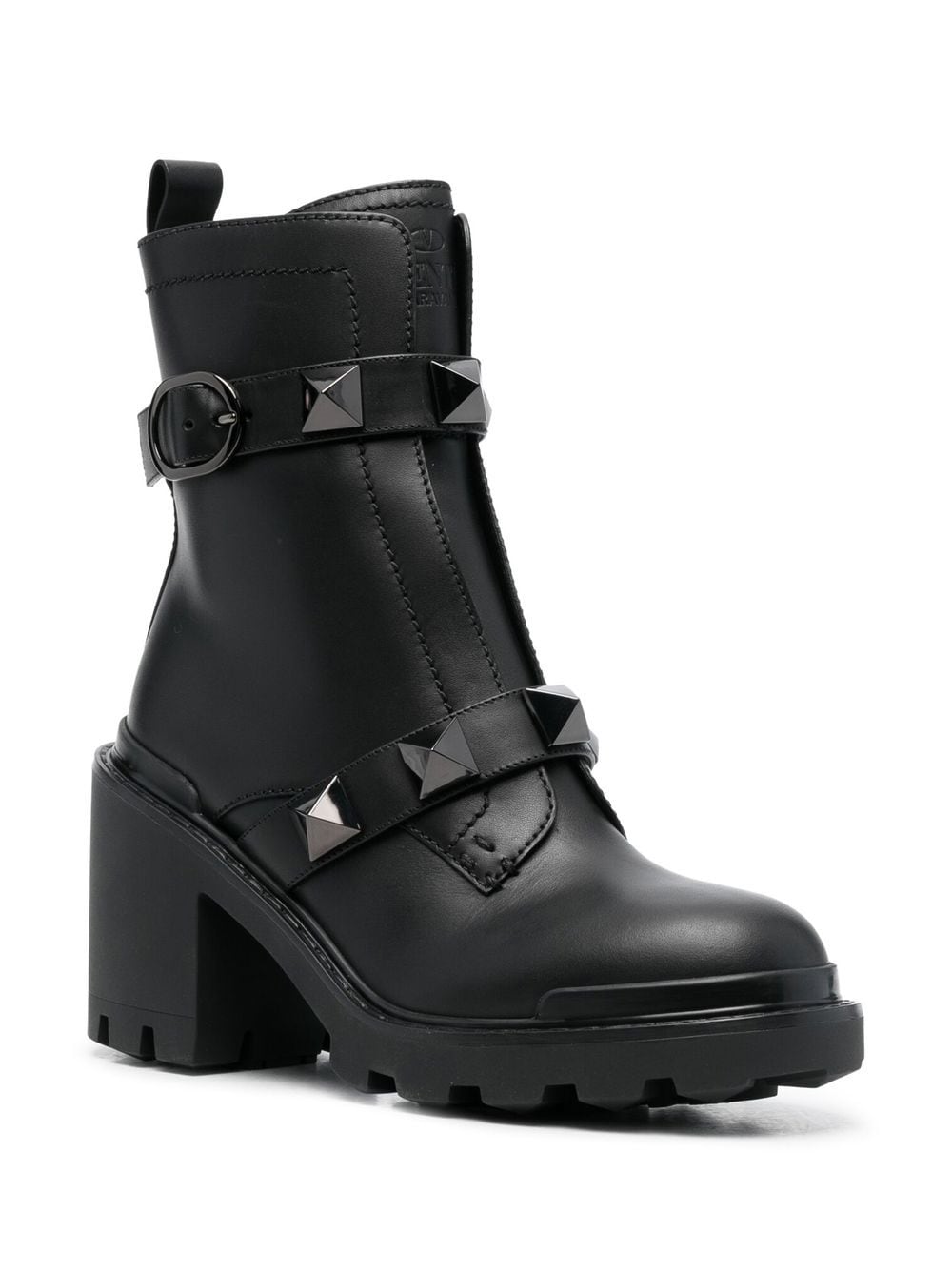 Valentino Garavani Roman Stud combat boots - Zwart