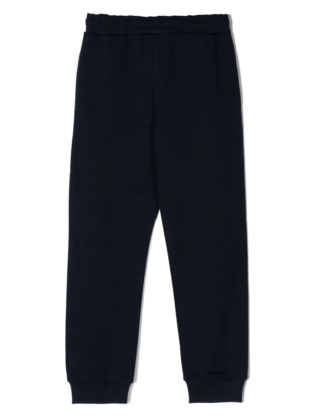 

Balmain Kids rear logo-print detail trousers - Blue