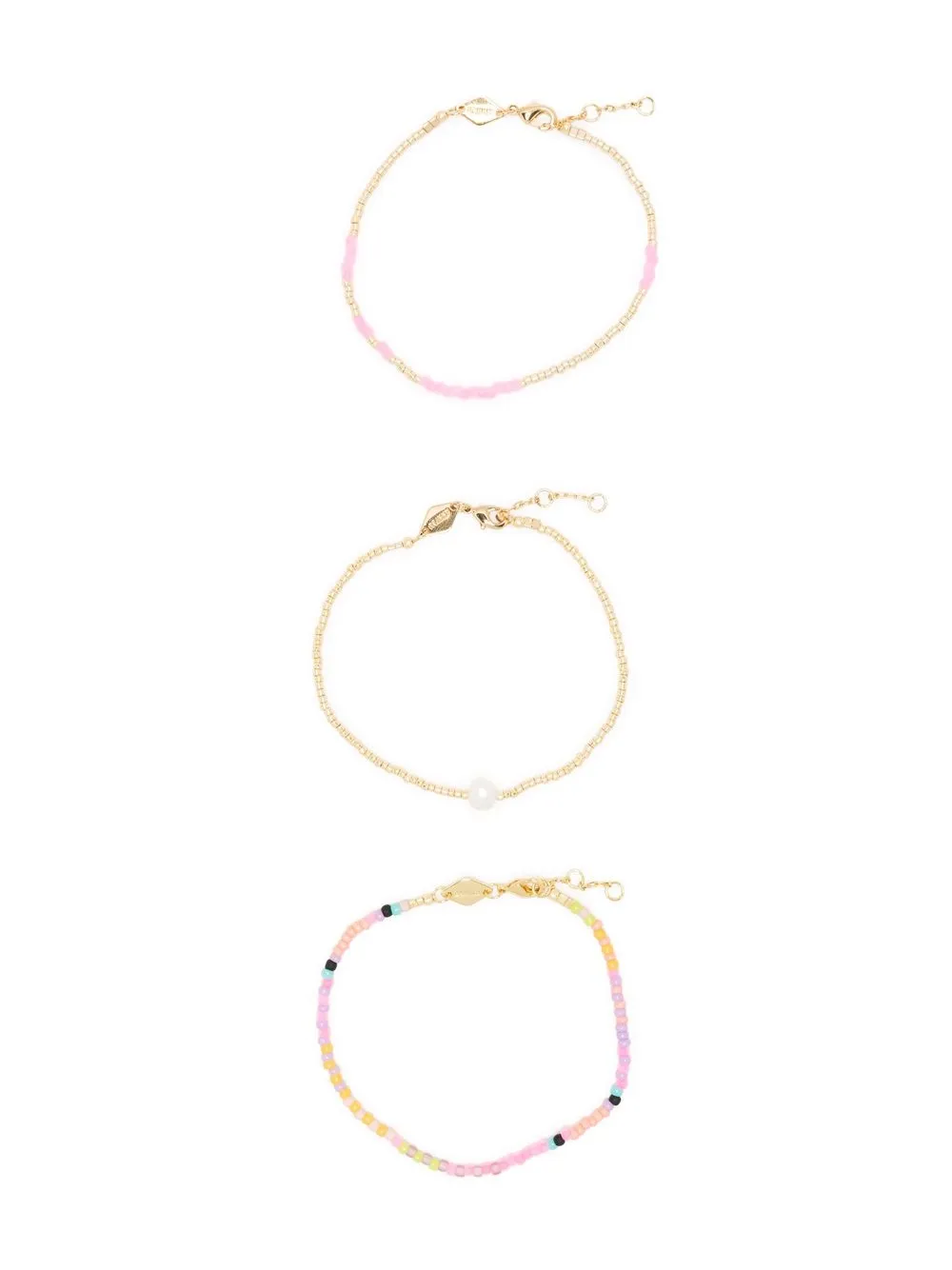Anni Lu beaded chain-link bracelet set