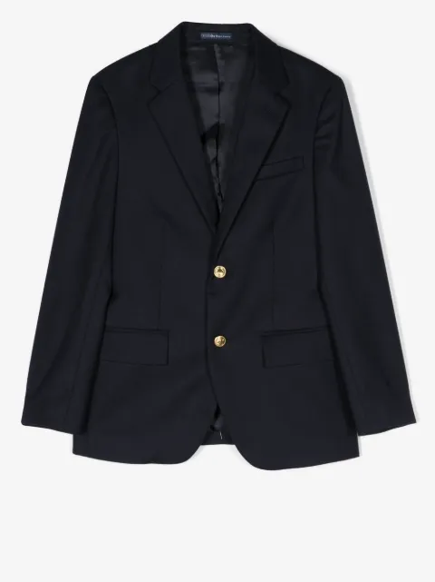 POLO RALPH LAUREN KIDS single-breasted tailored blazer