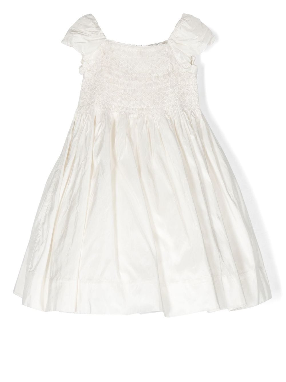 

Ralph Lauren Kids smocked-detail dress - White