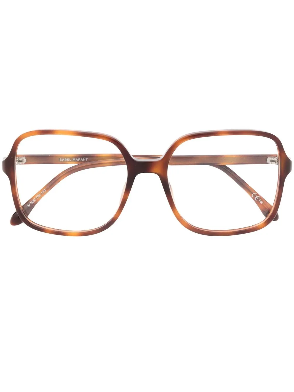 Isabel Marant Eyewear  tortoiseshell square frame glasses | Brown | Image 1