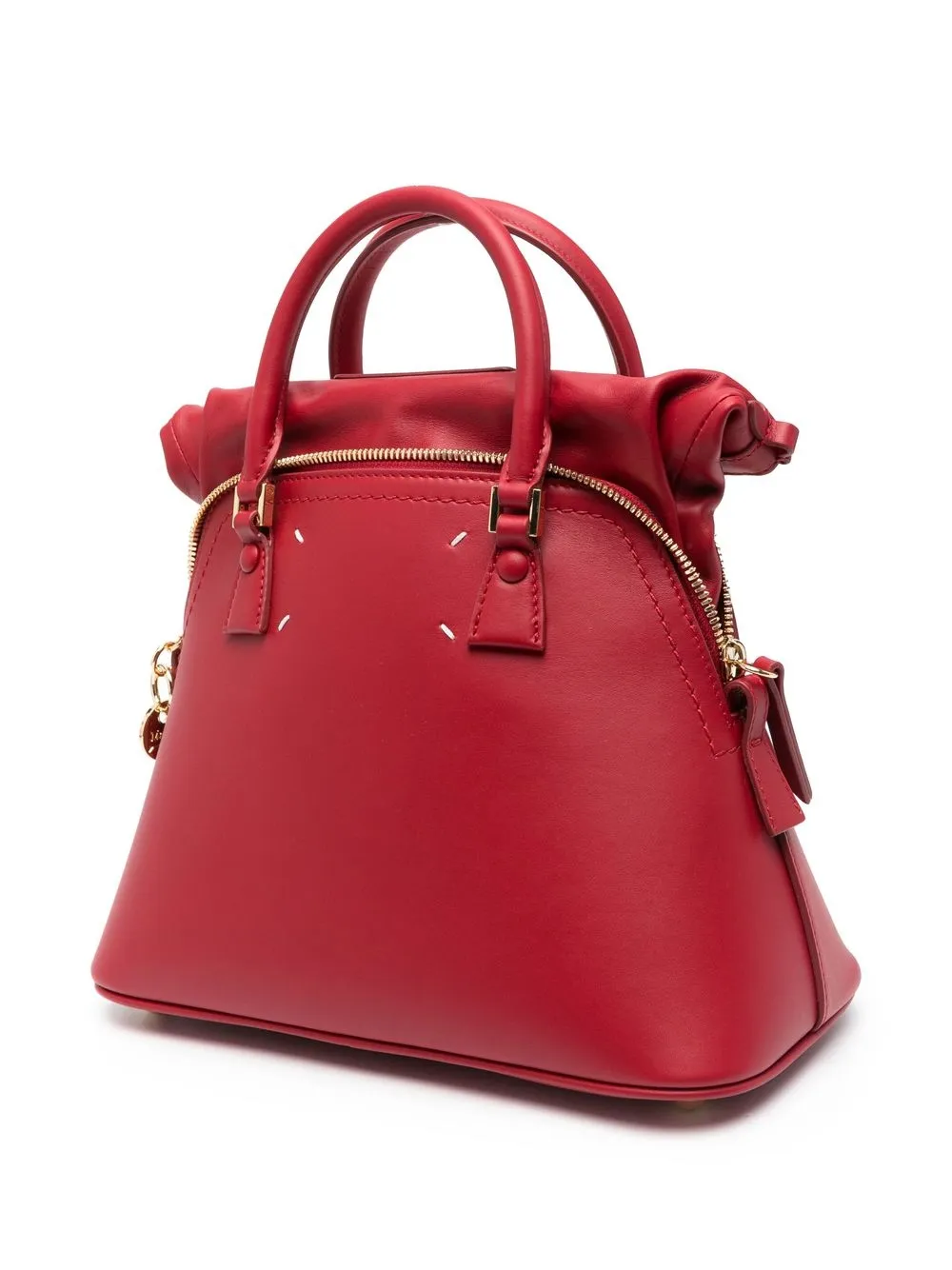 Shop Maison Margiela Mini 5ac Tote Bag In Red