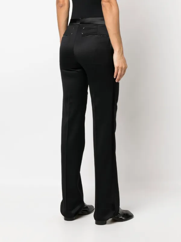 Maison Margiela four-stitch Tailored Tuxedo Trousers | Black
