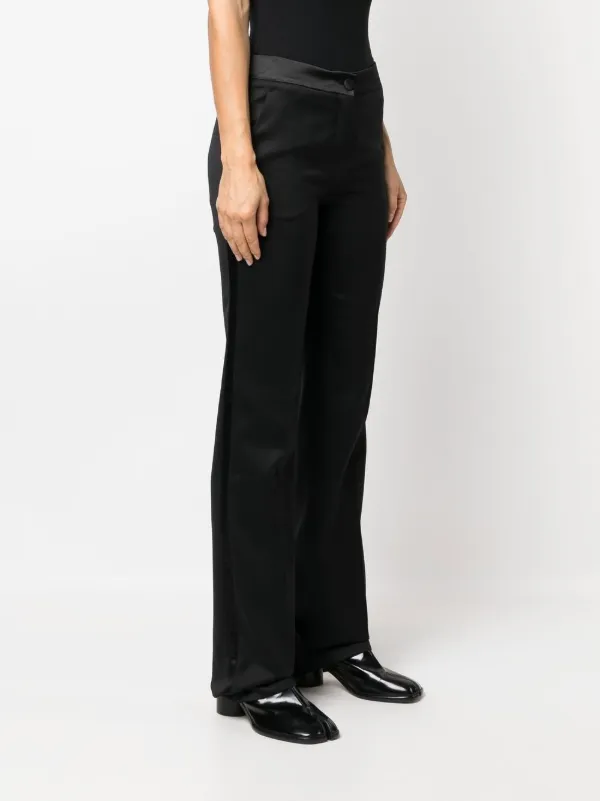 【関税＆送料込み】Maison Margiela Four Stitches Pants Four stitches wool straight pants in black - Maison Margiela