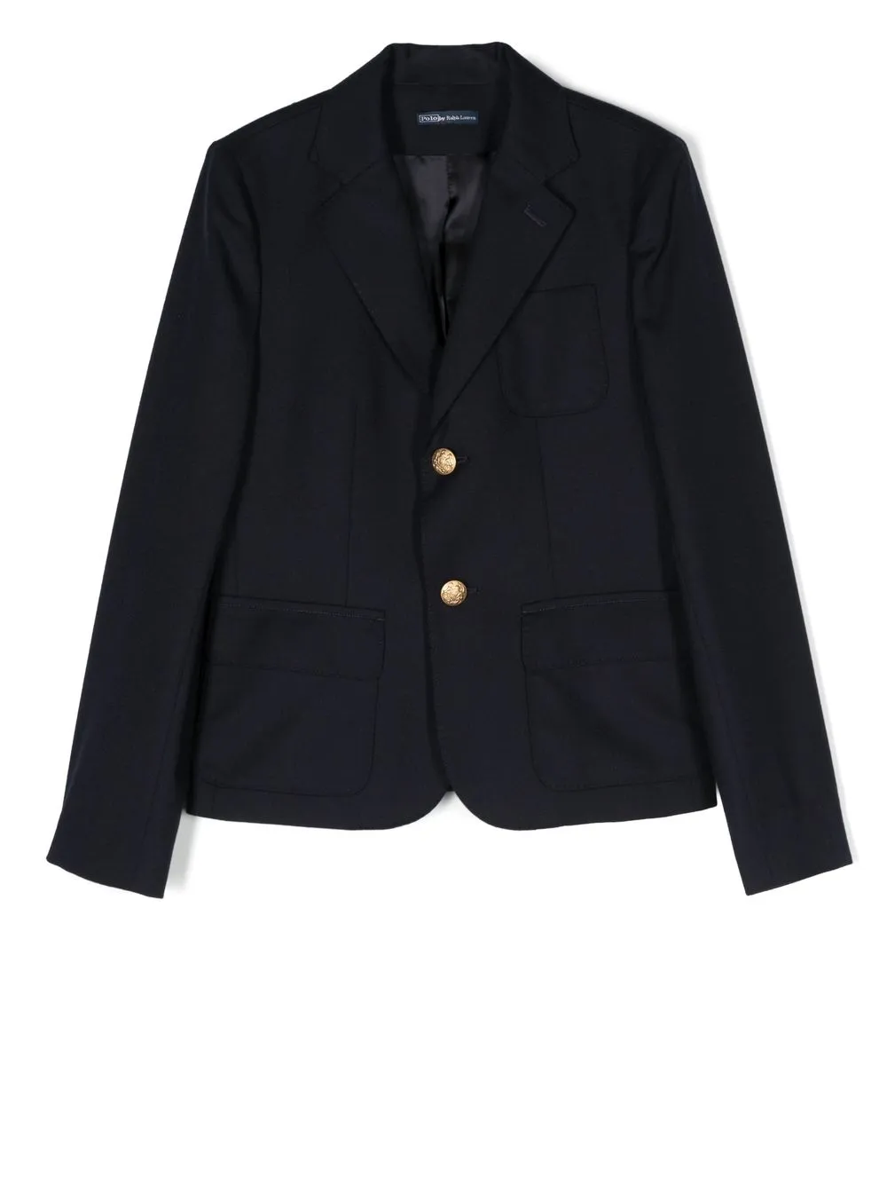 

Ralph Lauren Kids single-breasted wool blazer - Blue