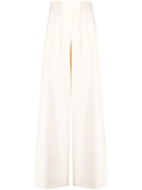 STAUD Caleb high-waisted wide-leg trousers