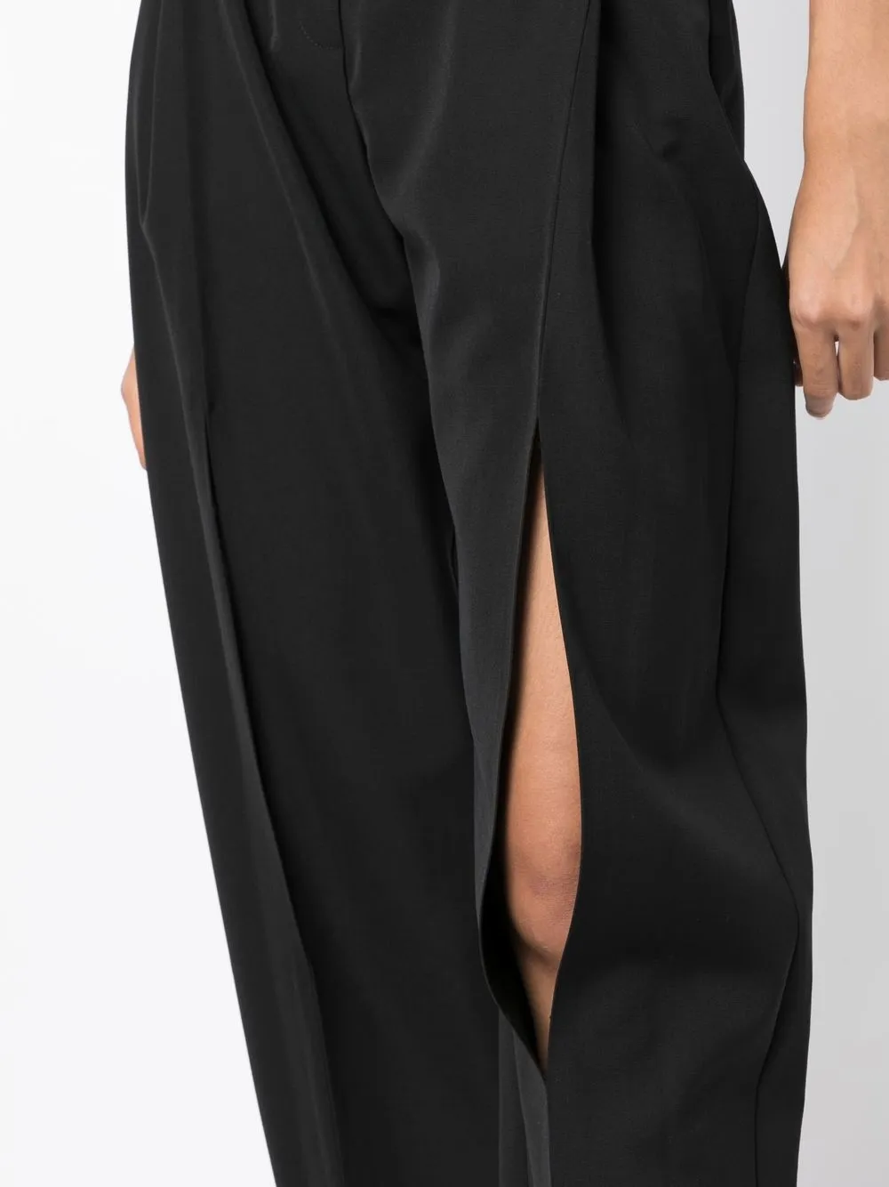 A.W.A.K.E. Mode high-waisted Slit Tapered Trousers - Farfetch