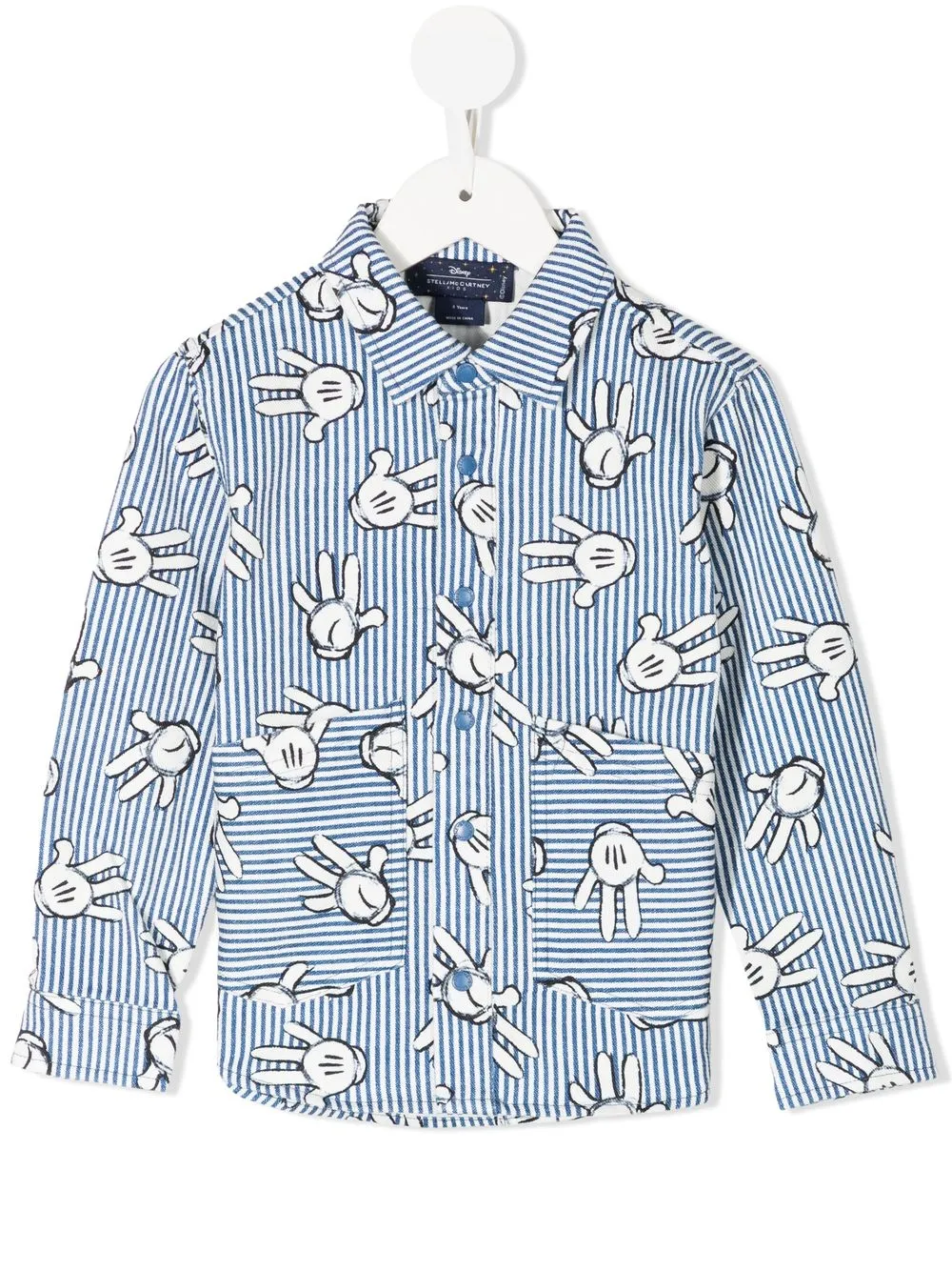 

Stella McCartney Kids camisa con estampado gráfico - Azul