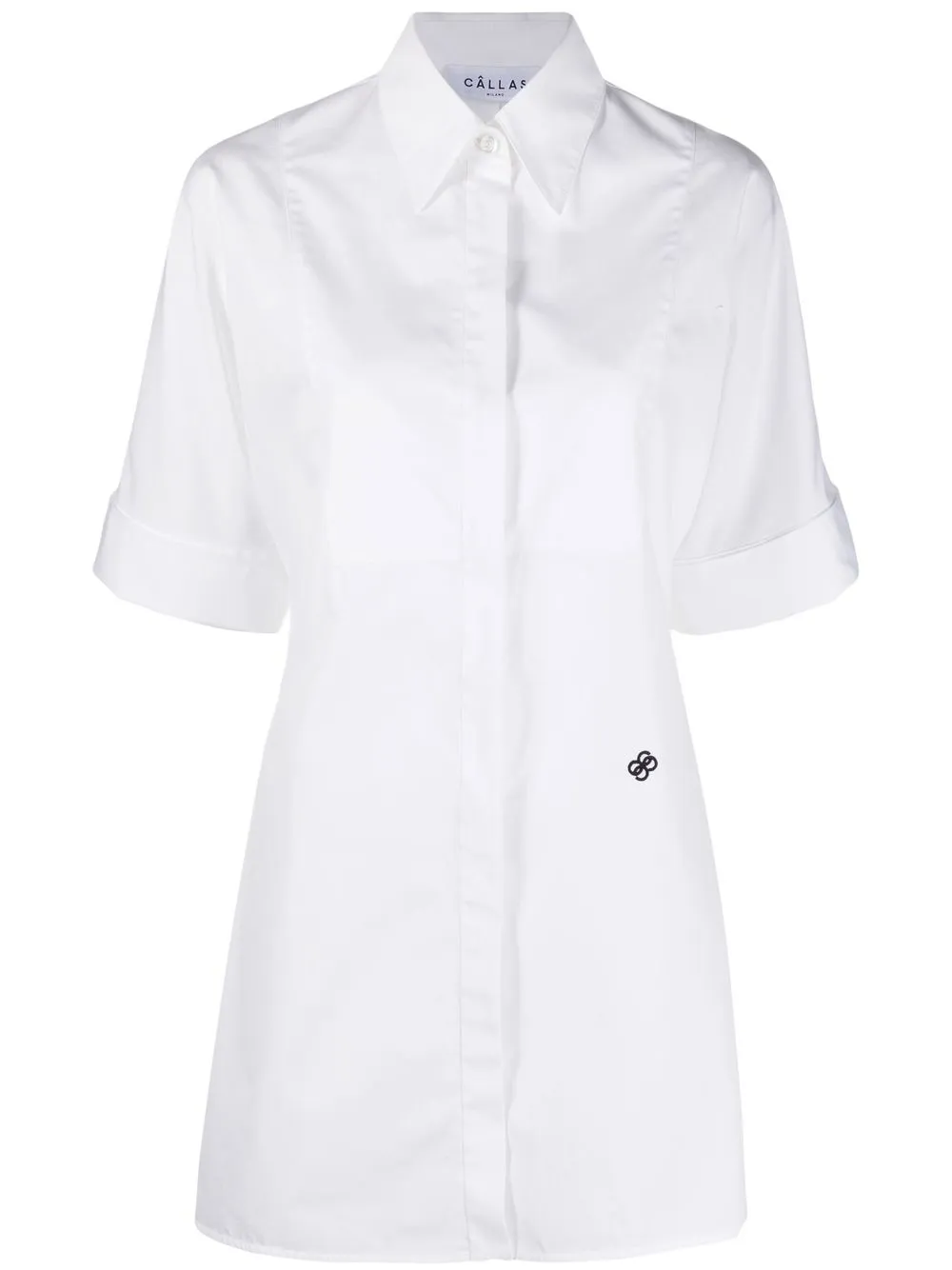 

Câllas Milano camisa de popelina manga corta - Blanco