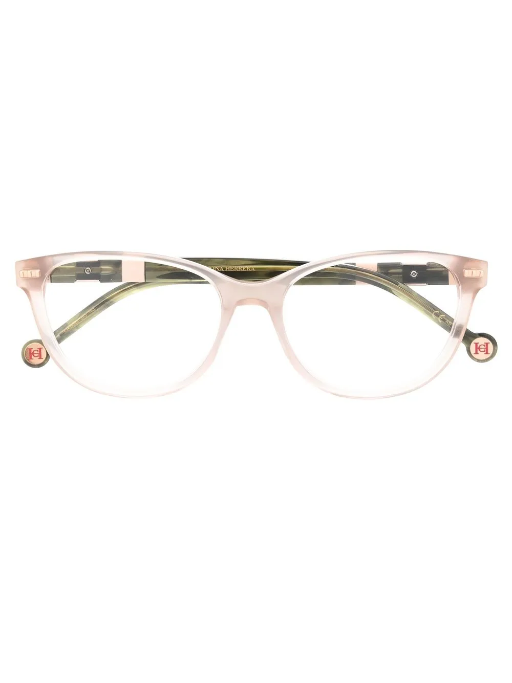 

Carolina Herrera lentes con armazón wayfarer - Rosado