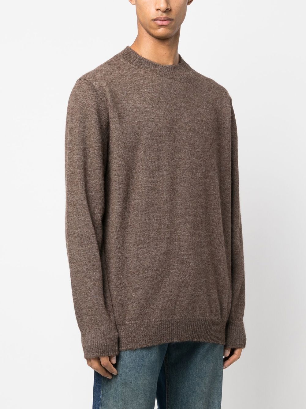 Maison Margiela crew-neck alpaca-blend jumper Men