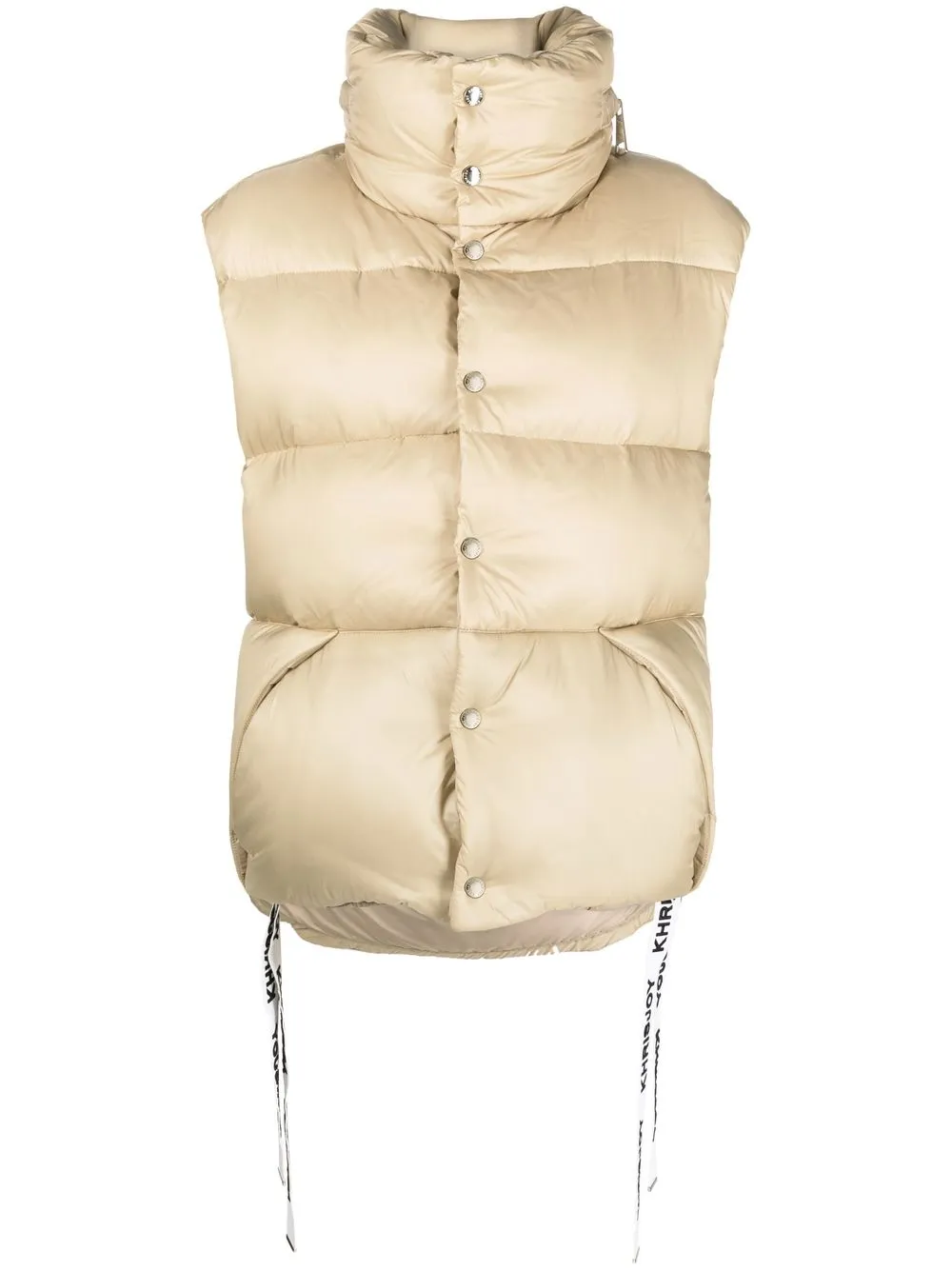 

Khrisjoy high-neck puffer gilet - Neutrals