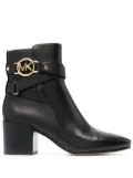 Michael Michael Kors Rory mid-rise leather boots - Black