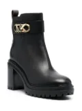 Michael Michael Kors Parker logo-plaque boots - Black