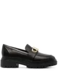 Michael Michael Kors Parker lug logo-plaque loafers - Black