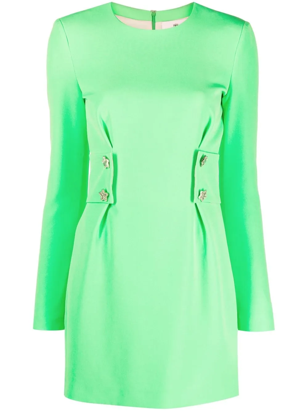 

Chiara Ferragni long-sleeve minidress - Green