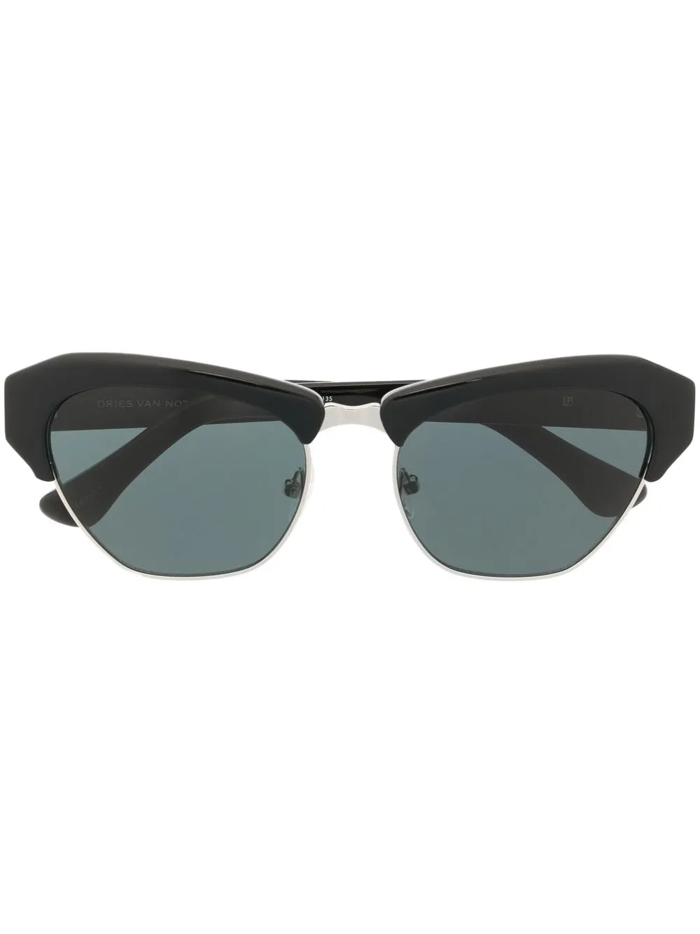

Linda Farrow lentes de sol con armazón cat eye - Negro