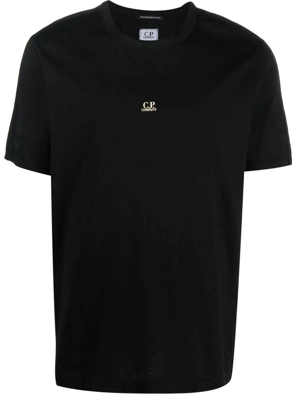 

C.P. Company playera manga corta con logo estampado - Negro