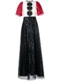 Macgraw sequin-embellished gown dress - Black