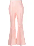 Macgraw Stereotype jacquard flared trousers - Pink