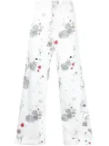 Macgraw drawstring loose-fit trousers - White
