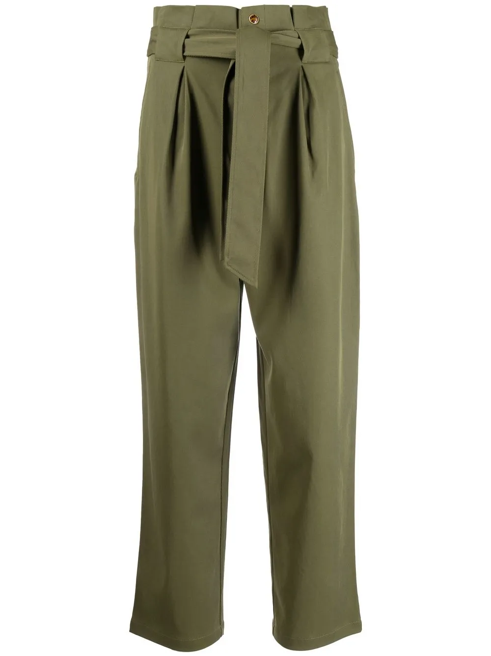 

Scotch & Soda pantalones con cintura paperbag - Verde