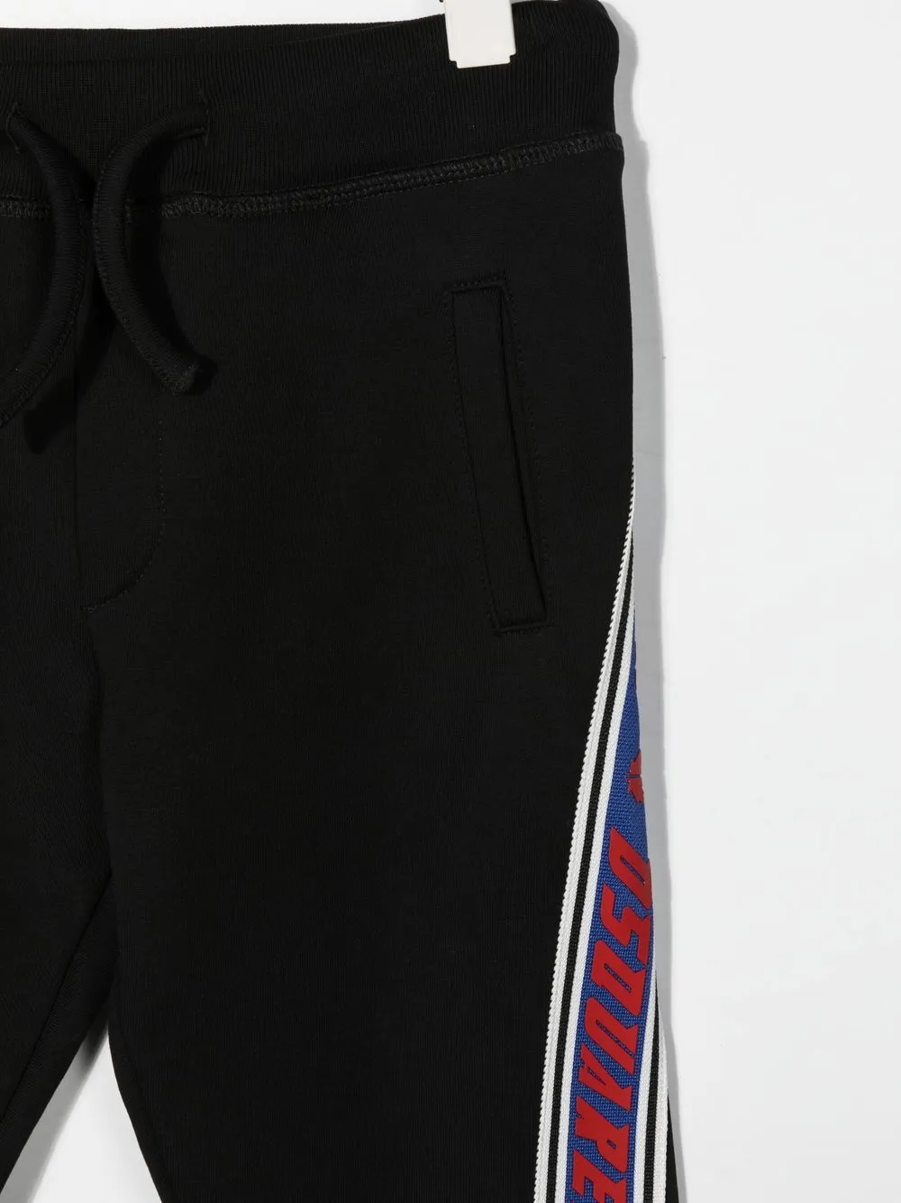 Dsquared2 Logo-print Track Pants In 黑色