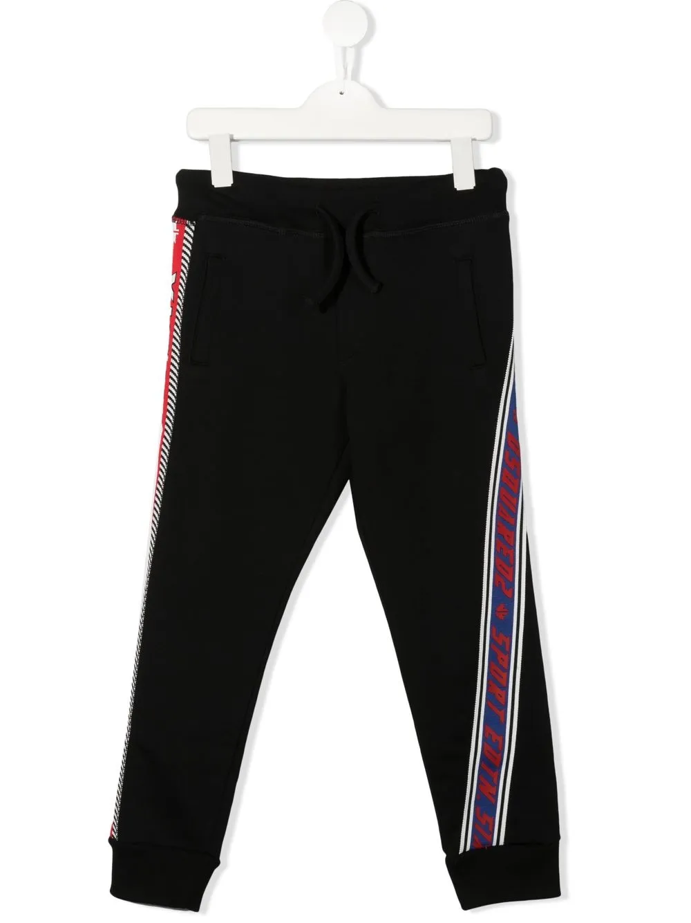 

Dsquared2 Kids pants con logo estampado - Negro