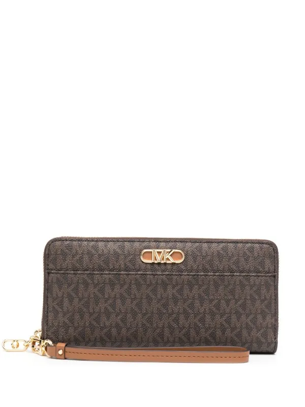 Monogram michael kors sale wallet