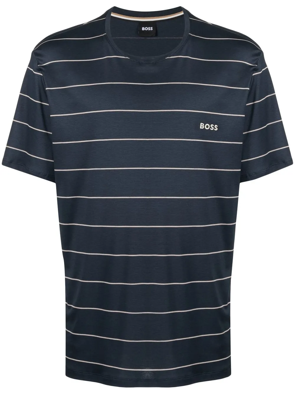 

BOSS striped short-sleeve T-shirt - Blue