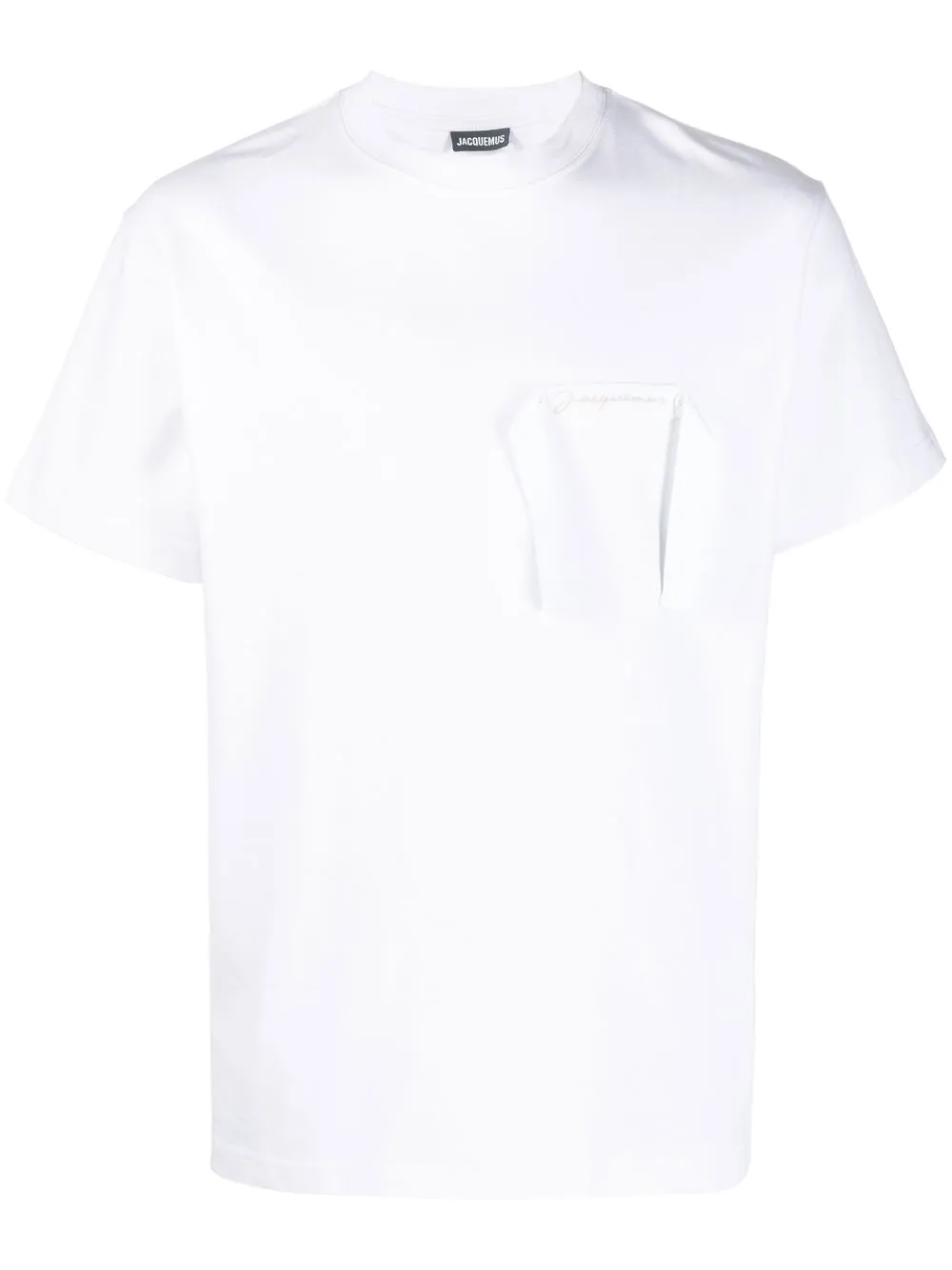 

Jacquemus embroidered-logo short-sleeve T-shirt - White