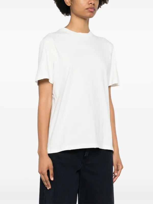 Golden Goose crew-neck Cotton T-shirt | White | FARFETCH BH