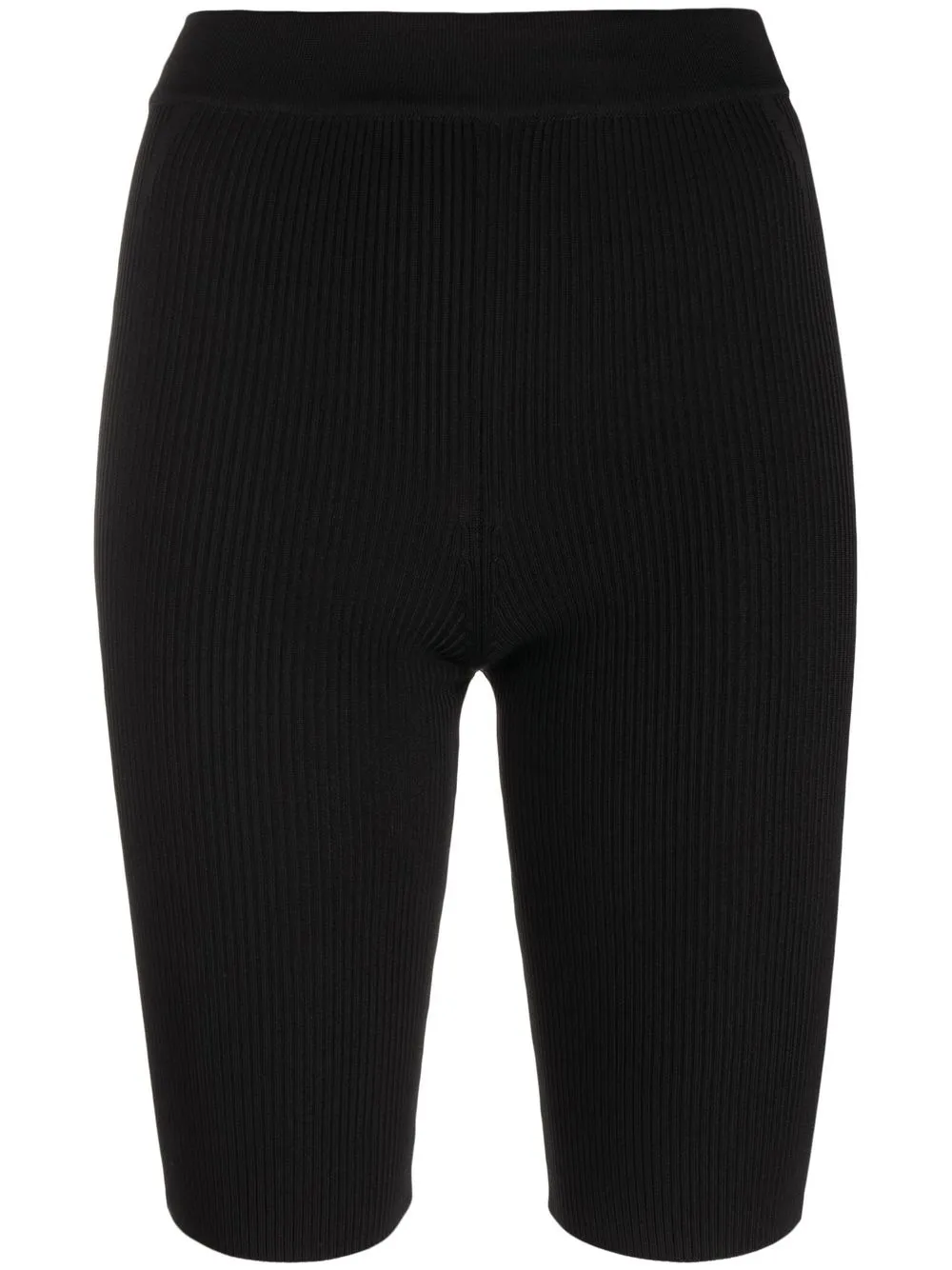 

Jacquemus high-waisted knee-length shorts - Black