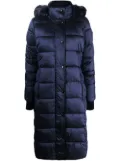 Michael Michael Kors Iridescent belted padded coat - Blue