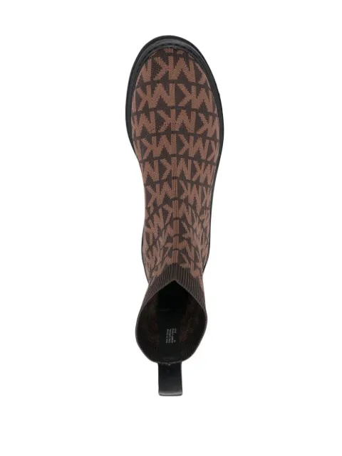 Michael Michael Kors Comet logo-knit ankle boots 40F2CMFE5Y - 3